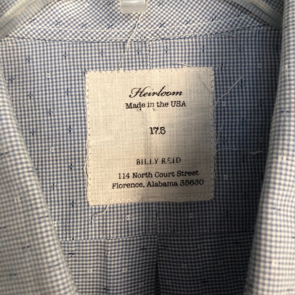 Billy Reid Heirloom Pattern Button Down Ls Shirt - image 3